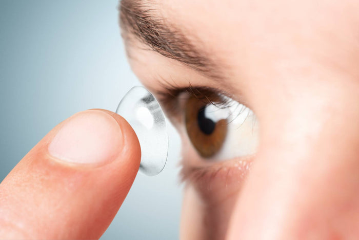 Lentes de contacto para nadar