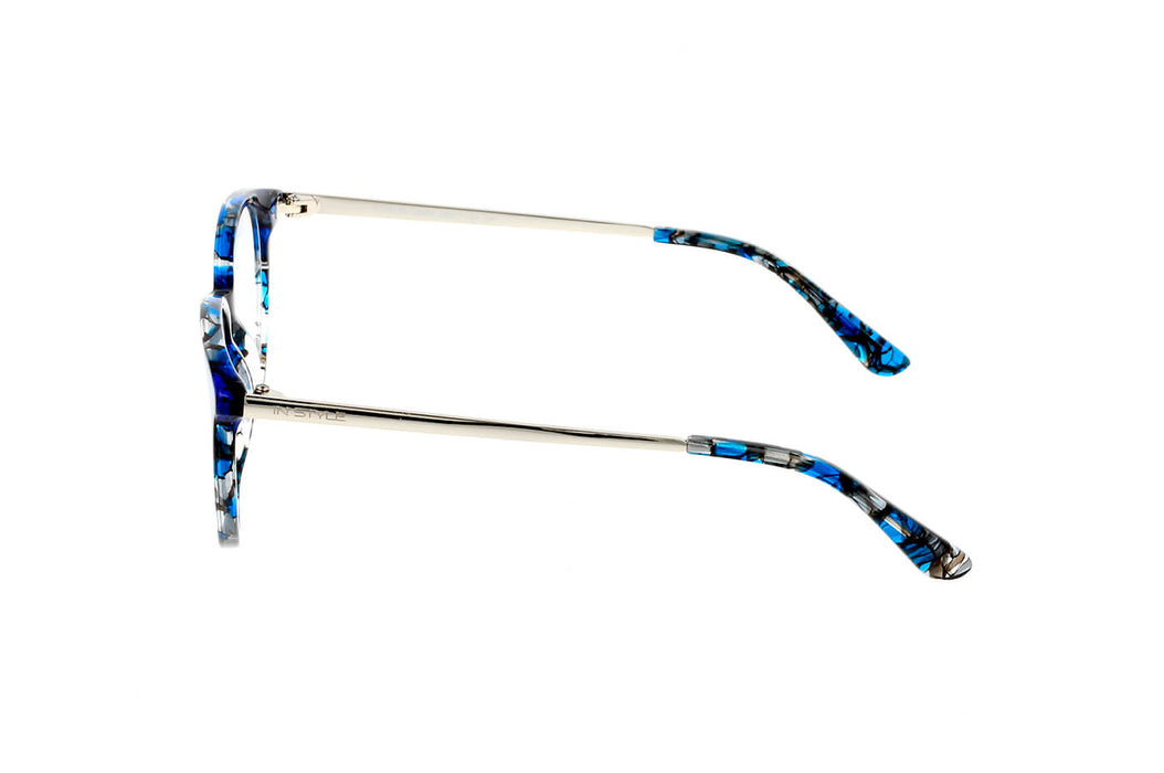 Vista3 - Gafas oftálmicas In Style HT02WC Mujer Color Azul