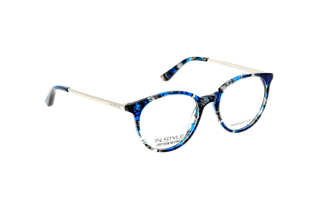 Vista2 - Gafas oftálmicas In Style HT02WC Mujer Color Azul