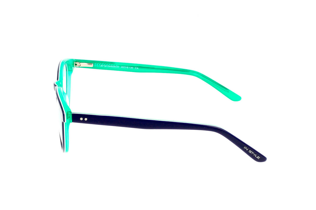 Vista3 - Gafas oftálmicas In Style ISFT03 Hombre Color Azul