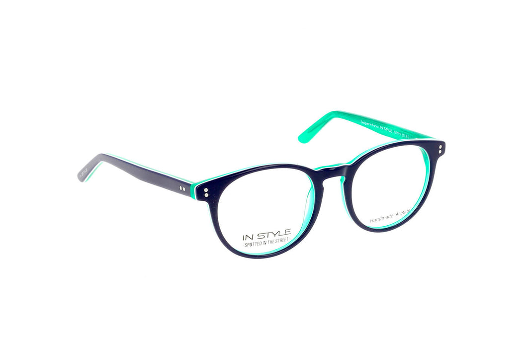 Vista2 - Gafas oftálmicas In Style ISFT03 Hombre Color Azul