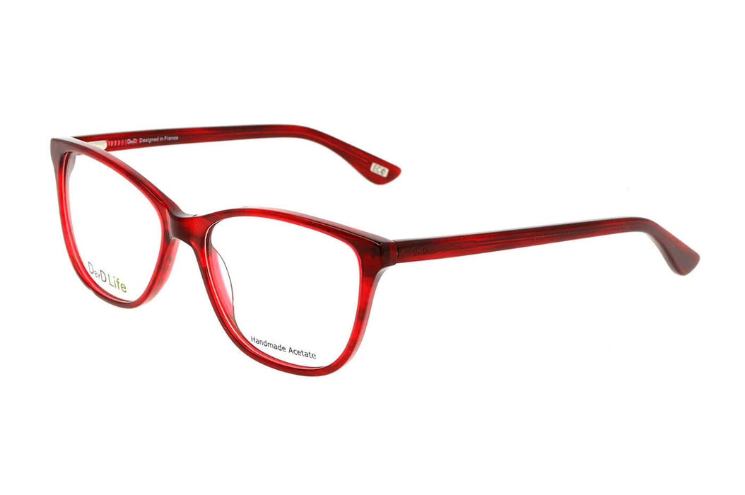Vista1 - Gafas oftálmicas DbyD DBOF0026 Mujer Color Rojo