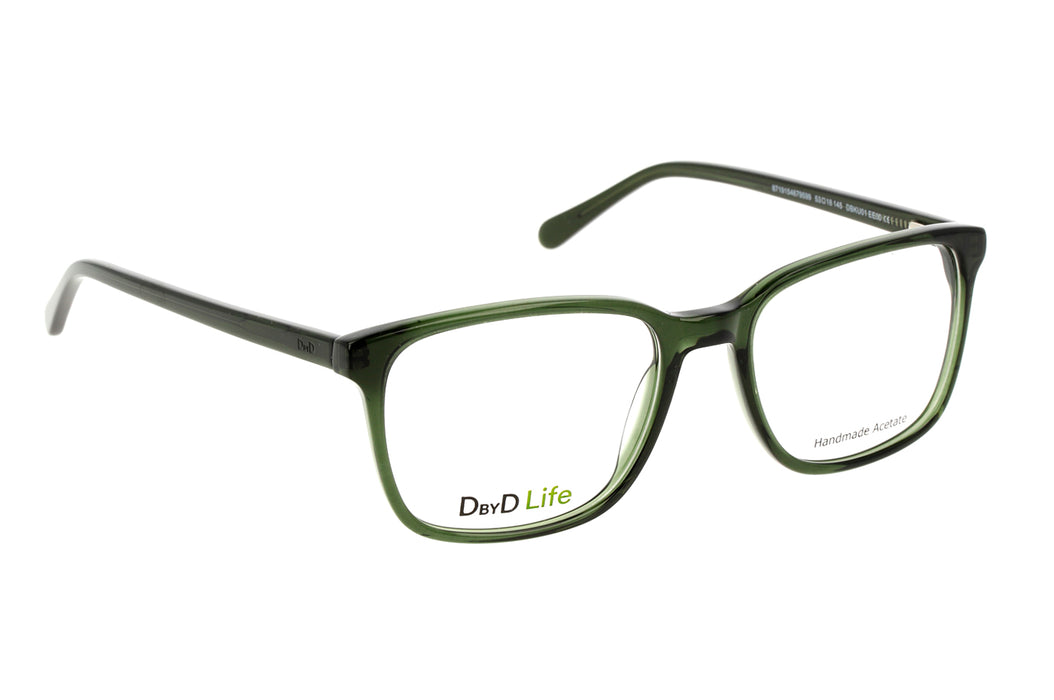 Vista2 - Gafas oftálmicas DbyD DBKU01 Hombre Color Verde