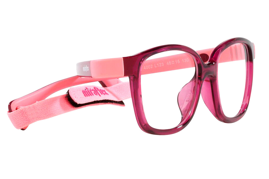 Vista2 - Gafas oftálmicas Miraflex 0MF4002 Niños Color Borgoña