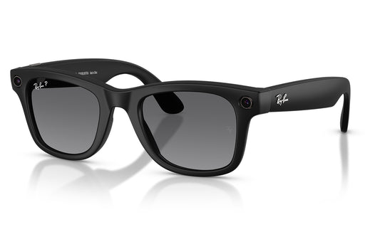 Gafas de Sol Ray-Ban Meta RW4012 Wayfarer Polarizado Gris/Negro