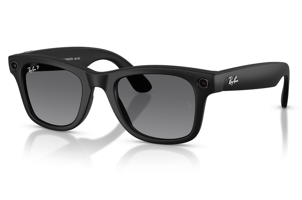 Vista1 - Gafas de Sol Ray-Ban Meta RW4012  Wayfarer RW4012 Negro Polarizado