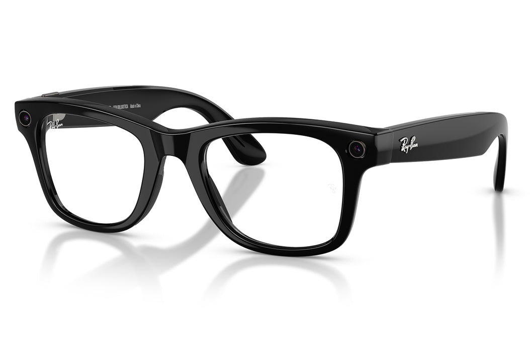 Vista2 - Gafas de Sol Ray-Ban Meta RW4012 Wayfarer Transitions Large Verde/Negro