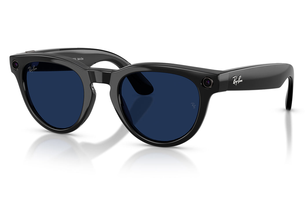 Vista2 - Gafas de Sol Ray-Ban Meta RW4013F Low Bridge Fit Headliner Transitions Azul/Negro