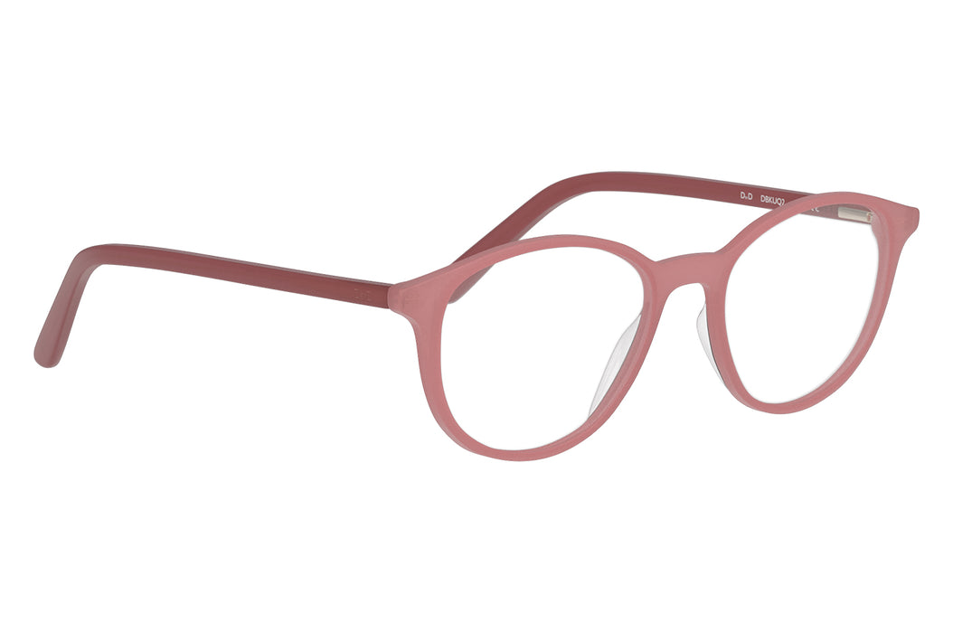 Vista2 - Gafas Oftálmicas DbyD  BP_DBKU02 Mujer Color Rosado / Incluye lentes filtro luz azul Violeta
