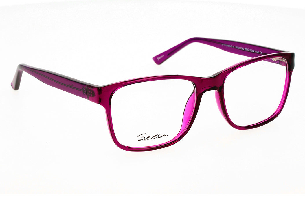 Vista2 - Gafas oftálmicas Seen BP_SNOU5002 Mujer Color Violeta / Incluye lentes filtro luz azul violeta