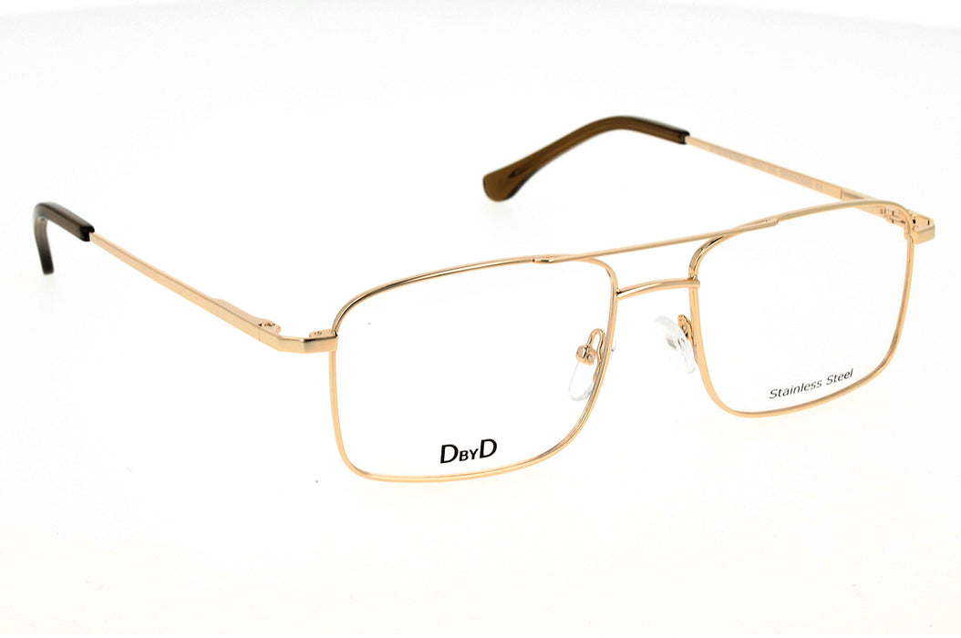 Vista2 - Gafas oftálmicas DbyD DYH15 Hombre Color Oro
