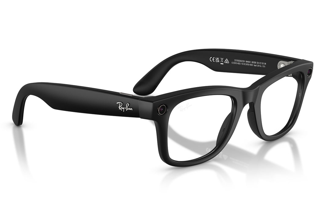 Vista2 - Gafas Oftálmicas Ray-Ban Meta RW4012 Wayfarer Negro