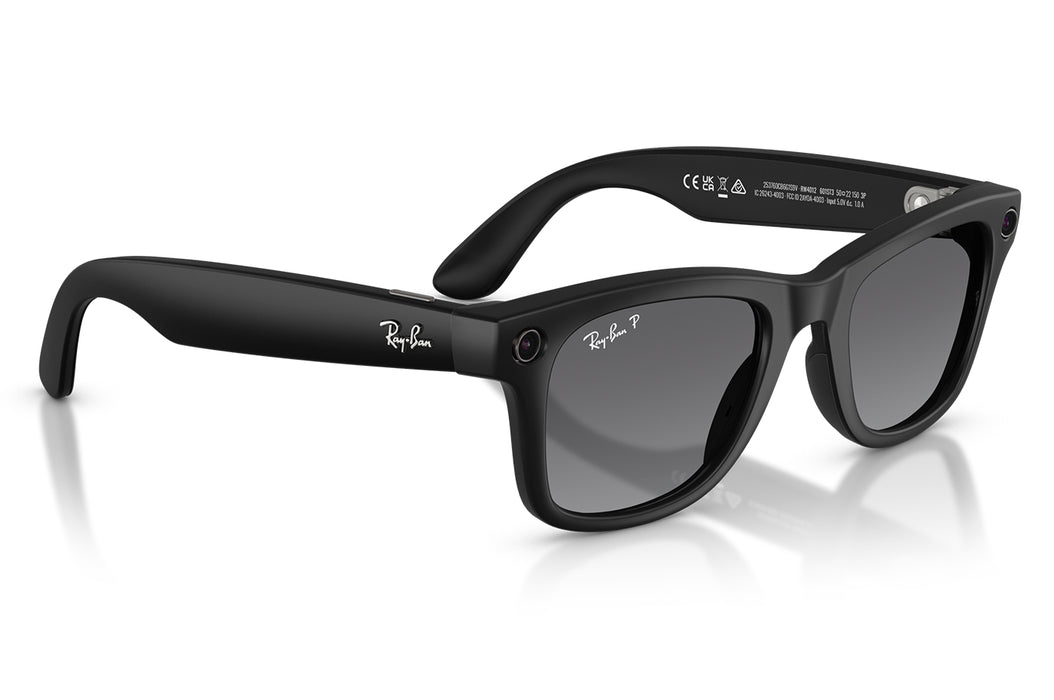 Vista2 - Gafas de Sol Ray-Ban Meta RW4012  Wayfarer RW4012 Negro Polarizado