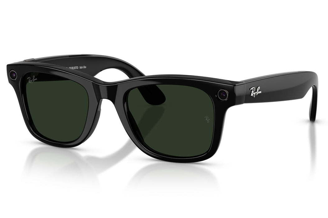 Vista3 - Gafas de Sol Ray-Ban Meta RW4012 Wayfarer Transitions Verde/Negro
