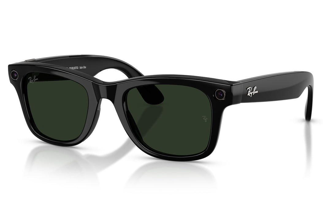 Vista4 - Gafas de Sol Ray-Ban Meta RW4012 Wayfarer Transitions Large Verde/Negro
