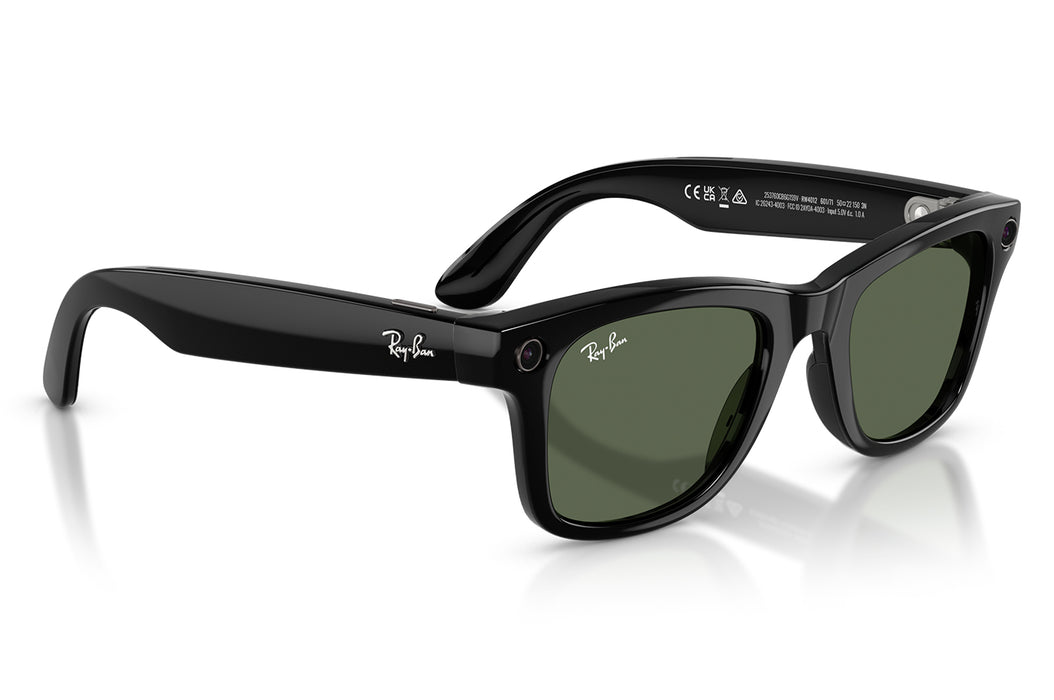Vista3 - Gafas de Sol Ray-Ban Meta RW4012 Wayfarer Negro