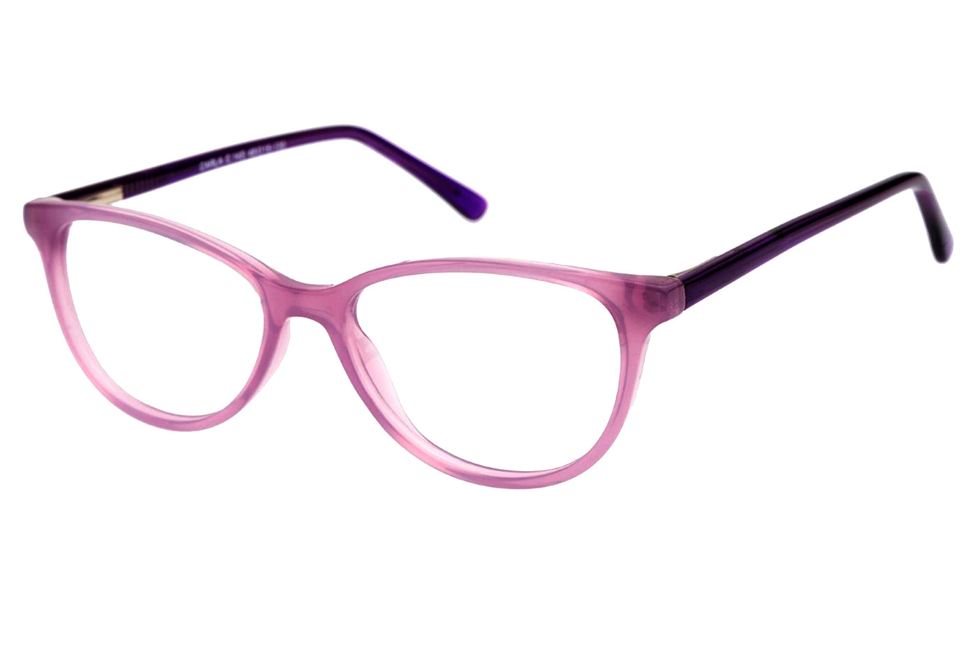 Vista-1 - Gafas oftálmicas Miraflex CARLA Niñas Color Violeta