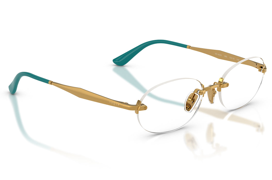 Vista2 - Gafas oftálmicas Vogue 0VO4343 Mujer Color Oro