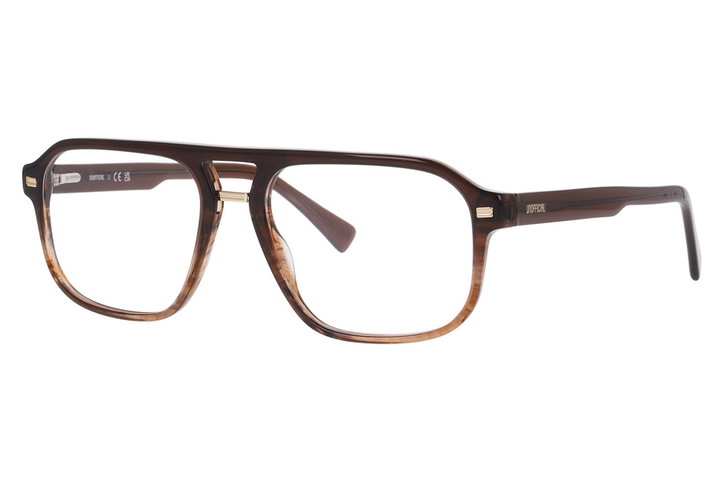 Vista1 - Gafas oftálmicas Unofficial 0UO2243 Hombre Color Café