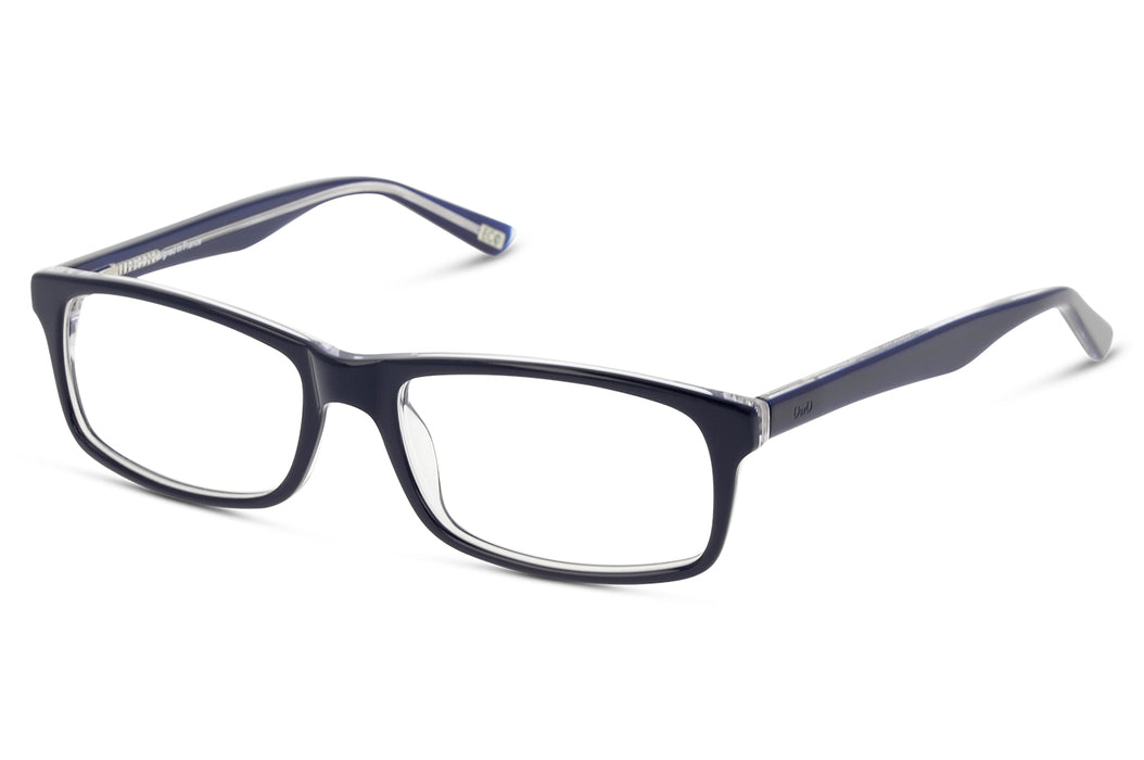 Vista1 - Gafas oftálmicas DbyD BP_DBOM0028 Hombre Color Azul / Incluye lentes filtro luz azul Violeta