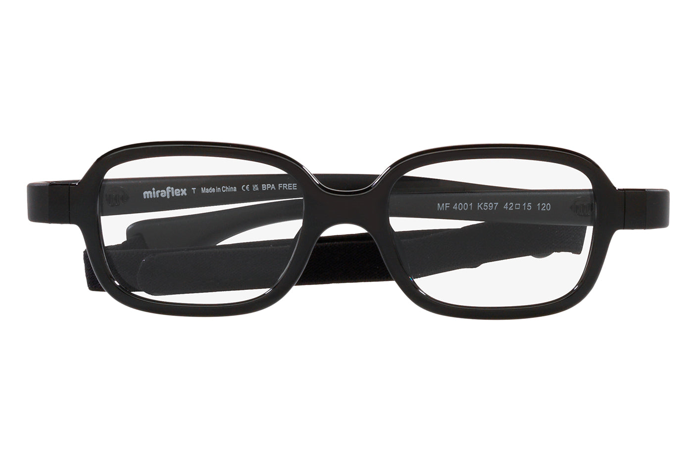 Vista-1 - Gafas oftálmicas Miraflex 0MF4001 Niños Color Negro