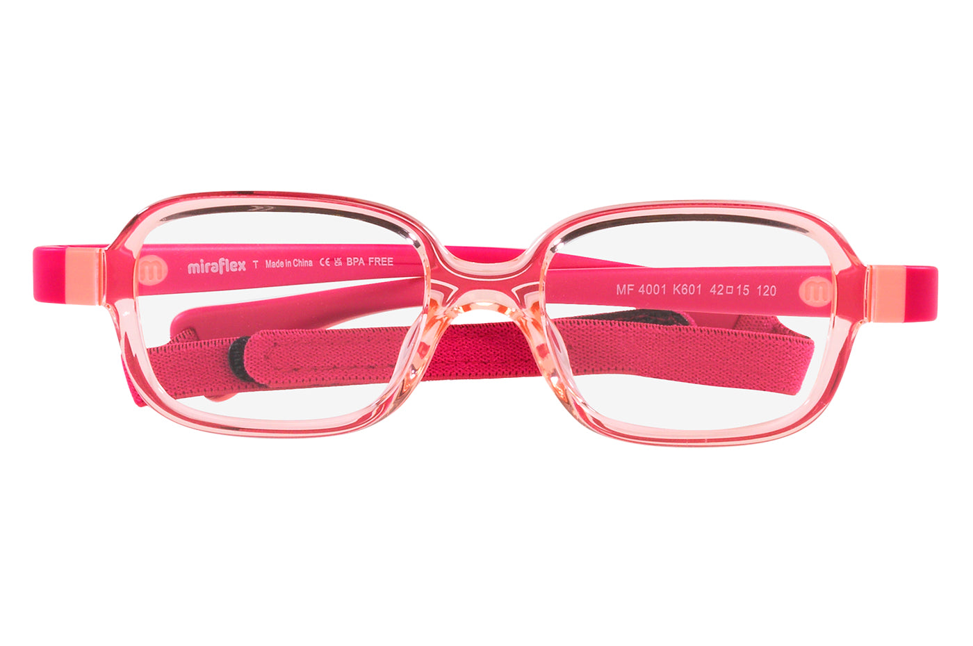 Vista-1 - Gafas oftálmicas Miraflex 0MF4001 Niños Color Rosado