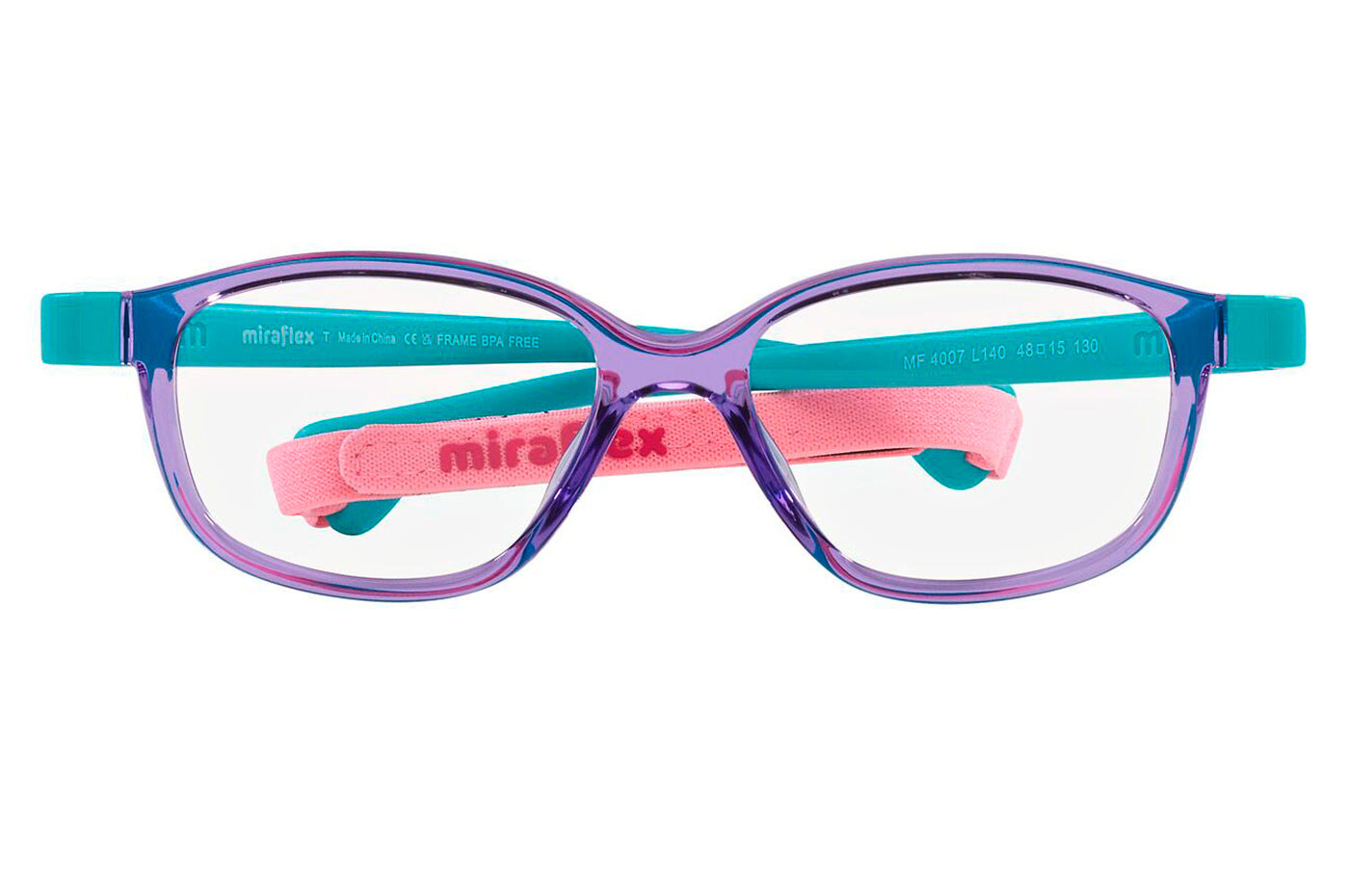 Vista-1 - Gafas oftálmicas Miraflex 0MF4007 Niños Color Violeta