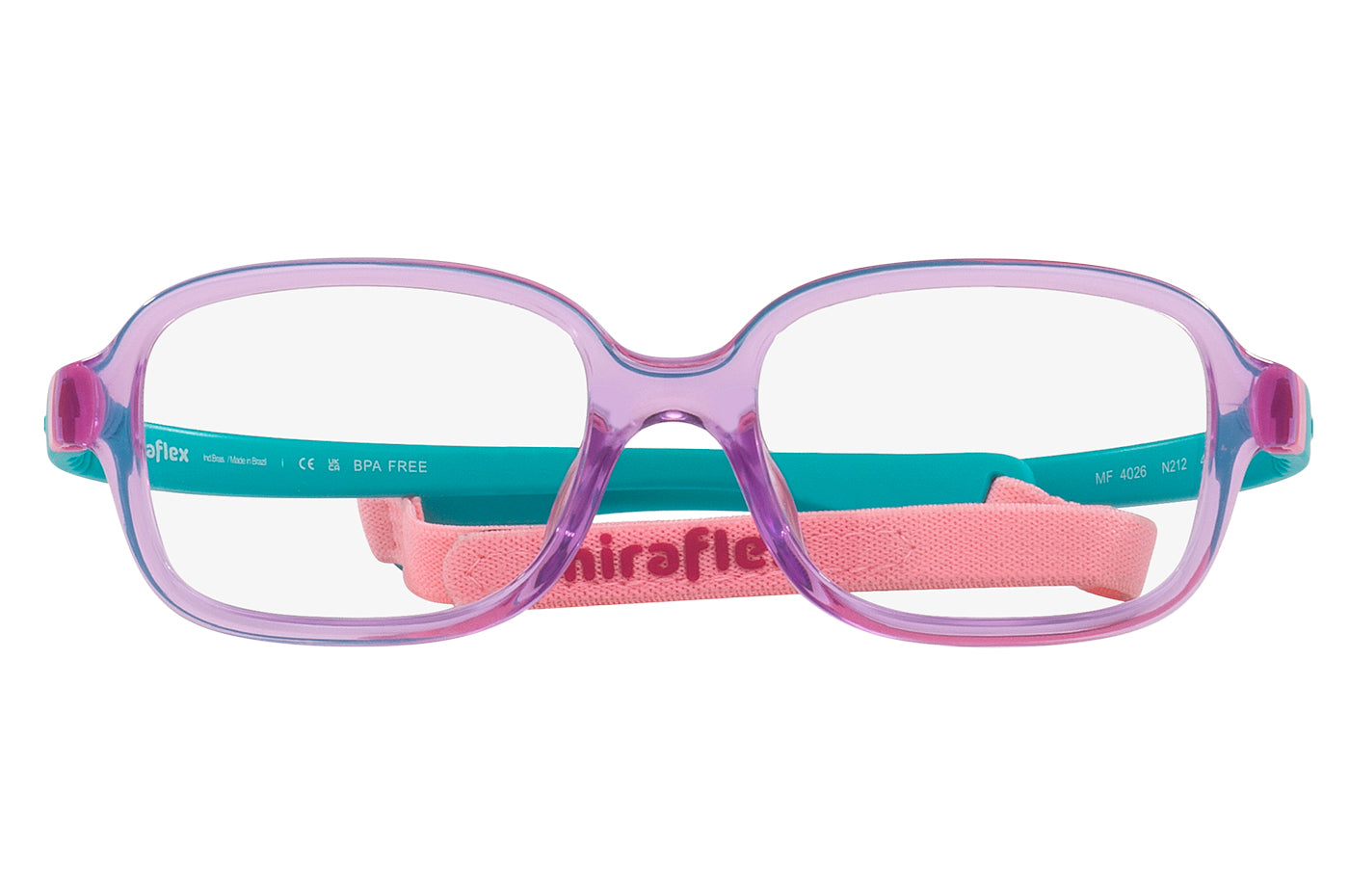 Vista-1 - Gafas oftálmicas Miraflex MF4026 Niños Color Violeta