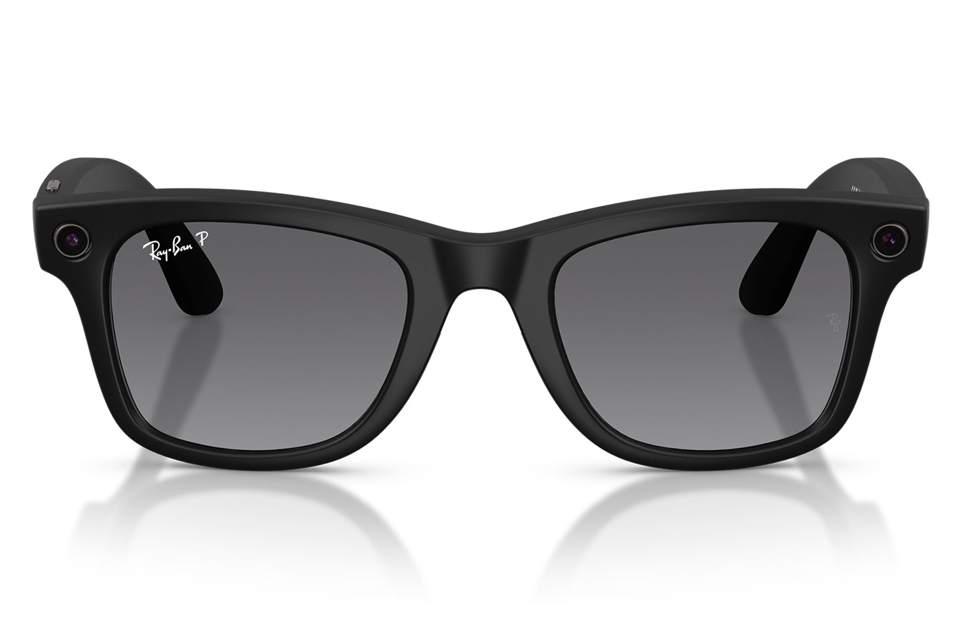 Vista-1 - Gafas de Sol Ray-Ban Meta RW4012 Wayfarer Polarizado Gris/Negro