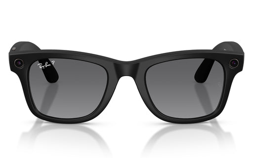 Gafas de Sol Ray-Ban Meta RW4012 Wayfarer Polarizado Gris/Negro