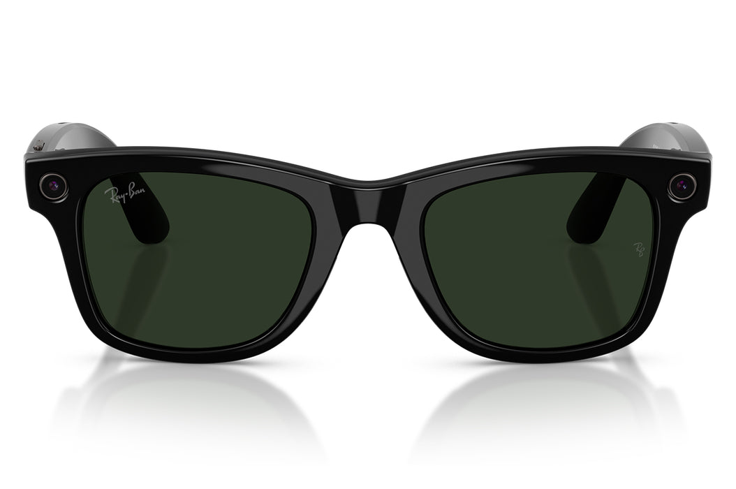 Vista4 - Gafas de Sol Ray-Ban Meta RW4012 Wayfarer Transitions Verde/Negro