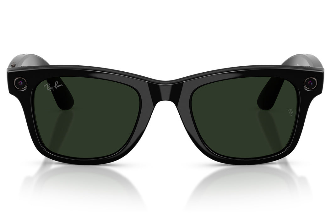 Vista3 - Gafas de Sol Ray-Ban Meta RW4012 Wayfarer Transitions Large Verde/Negro