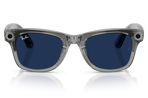Gafas de Sol Ray-Ban Meta RW4012 Wayfarer Transitions Azul/Gris