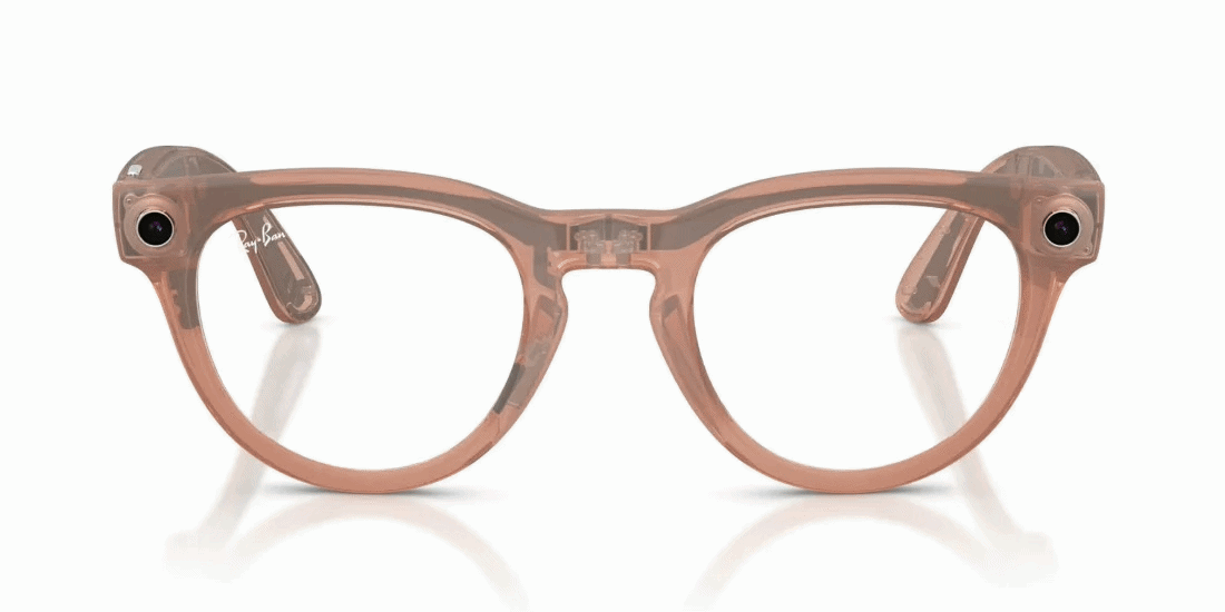 Gafas de Sol Ray-Ban Meta RW4013 Headliner Transitions Gris/Durazno