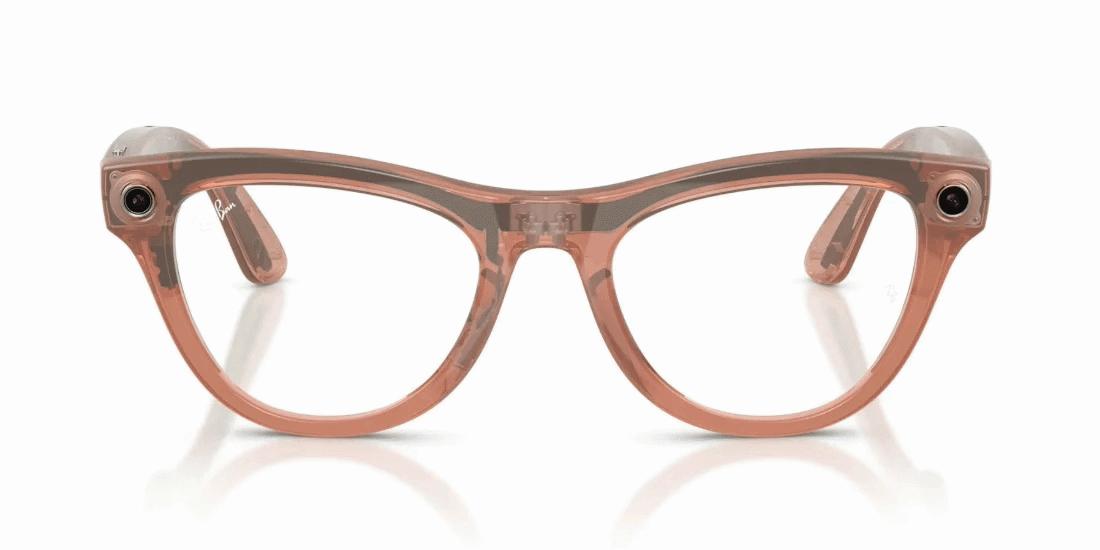 Gafas de Sol Ray-Ban Meta RW4014 Skyler Transitions Café/Durazno
