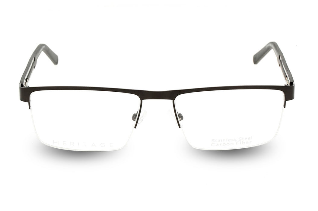 Gafas oftálmicas Heritage HEOM5009 Hombre Color Gris