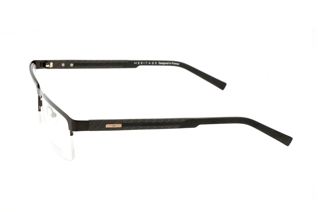 Vista1 - Gafas oftálmicas Heritage HEOM5009 Hombre Color Gris