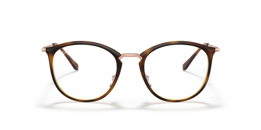 Ray-Ban 0RX7140 Unisex Color Havana