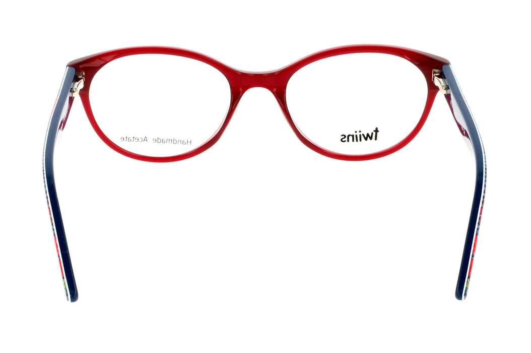 Vista2 - Gafas oftalmicas Twiins BP_TWJK11 Niñas Color Rosado / Incluye lentes filtro luz azul violeta