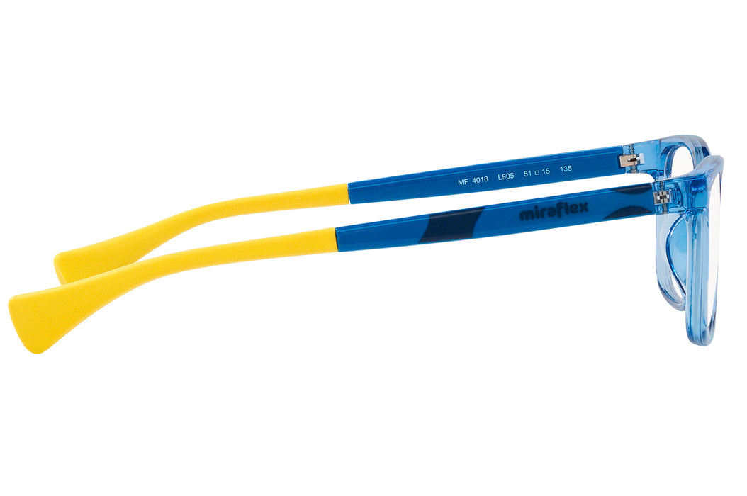 Vista3 - Gafas oftálmicas Miraflex MF4018 Niños Color Azul