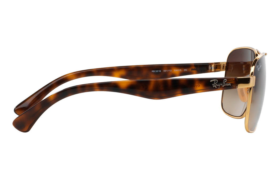Vista3 - Gafas de Sol Ray Ban 3516 Unisex Color Café