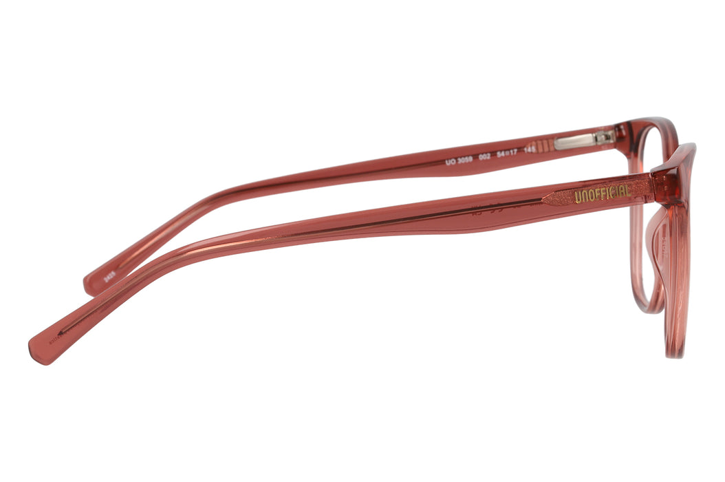 Vista3 - Gafas oftálmicas Unofficial 0UO3059 Mujer Color Rosado