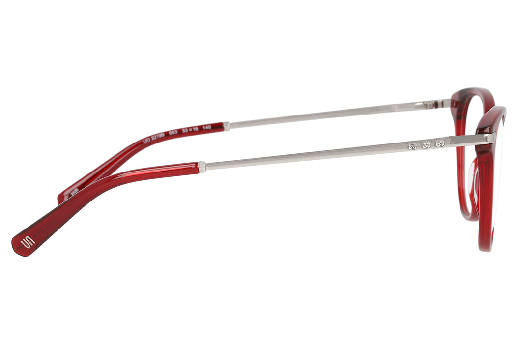 Vista3 - Gafas oftálmicas Unofficial 0UO2219B Mujer Color Borgoña