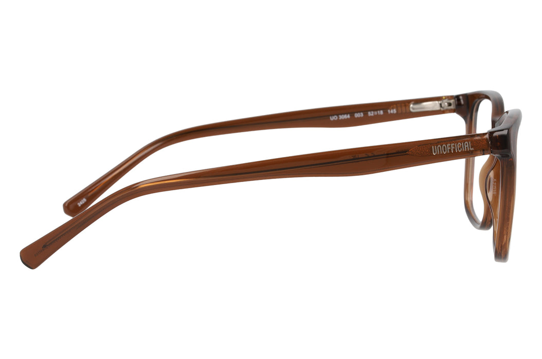 Vista3 - Gafas oftálmicas Unofficial 0UO3064 Hombre Color Marrón