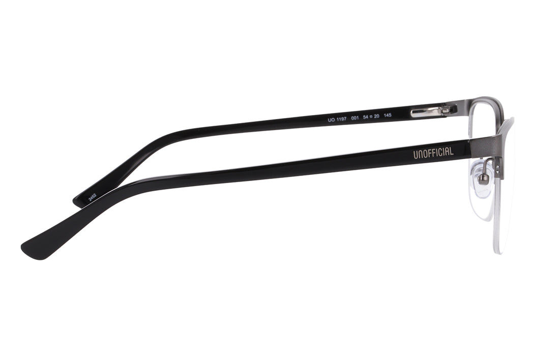 Vista3 - Gafas oftálmicas Unofficial 0UO1197 Hombre Color Gris
