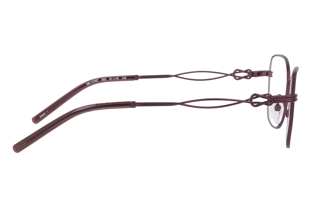 Vista3 - Gafas oftalmicas DbyD 0DB1170T Mujer Color Violeta