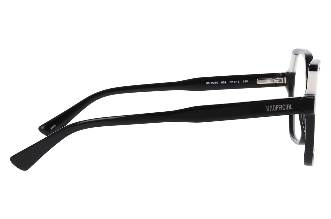 Vista3 - Gafas oftálmicas Unofficial 0UO2240 Mujer Color Negro