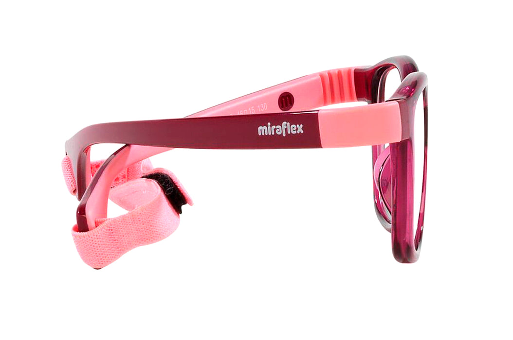 Vista3 - Gafas oftálmicas Miraflex 0MF4002 Niños Color Borgoña
