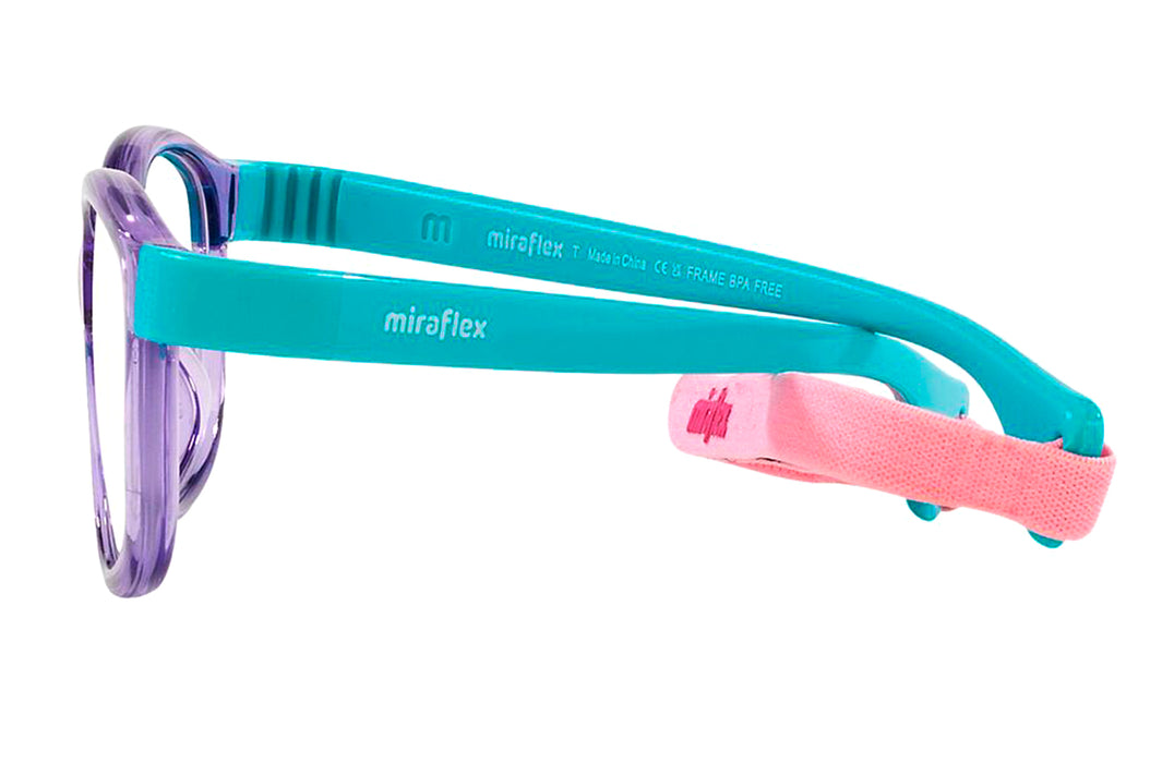 Vista2 - Gafas oftálmicas Miraflex 0MF4007 Niños Color Violeta