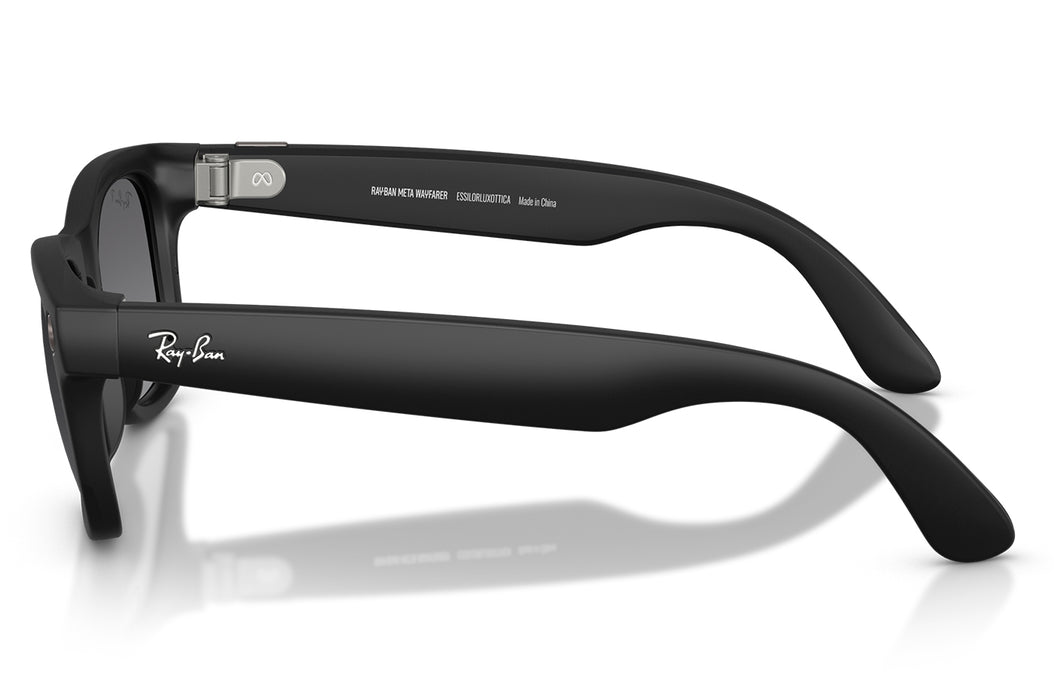 Vista3 - Gafas de Sol Ray-Ban Meta RW4012 Wayfarer Polarizado Gris/Negro